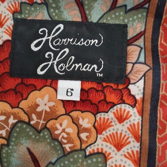 Vintage Harrison Holman Cropped Blazer with Bow Women's Size 6 - Picture 4 of 7